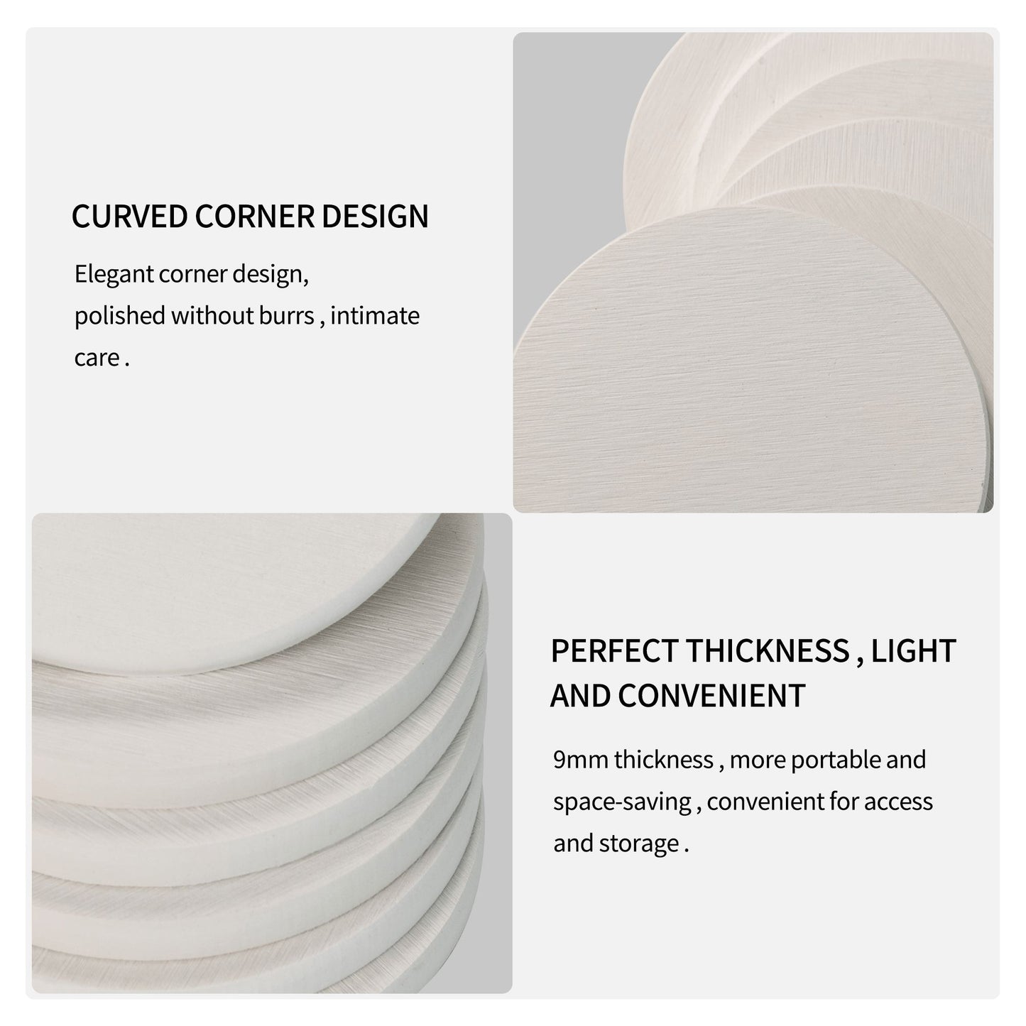4" Futuristic Architecture Geometric Diatomite Round Coaster – Absorbent, Heat-Resistant, Non-Slip, Artistic Eco-Friendly Drink Mat